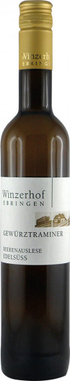 2015 Gewürztraminer Beerenauselese edelsüß 0,5 L - Winzerhof Ebringen