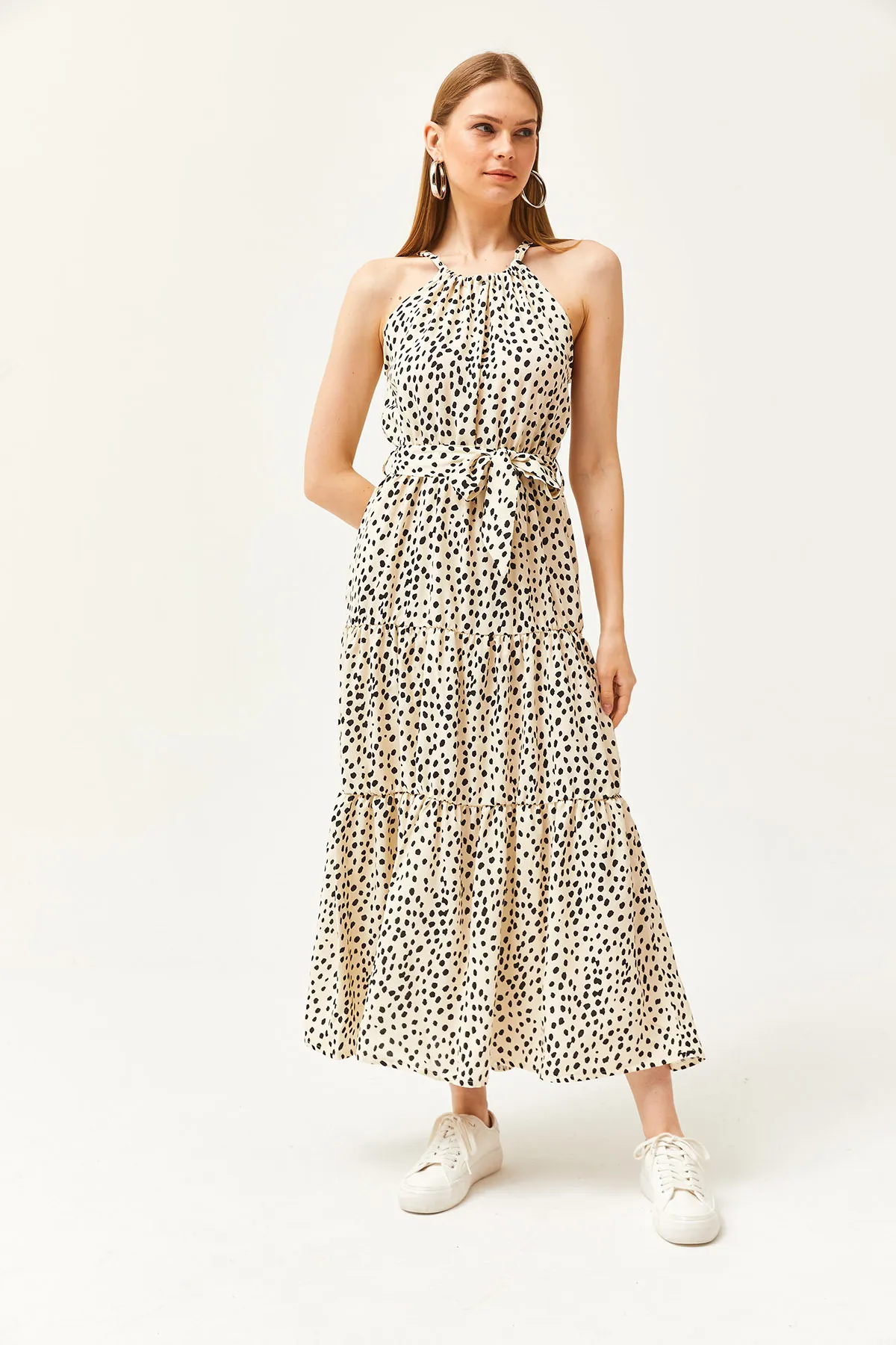 Olalook  Kleid - Ecru - A-Linie