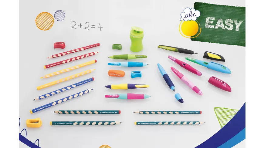 STABILO® EASYergo Ergonomischer Druckbleistift  1.4mm ultramarinblau/neonorange