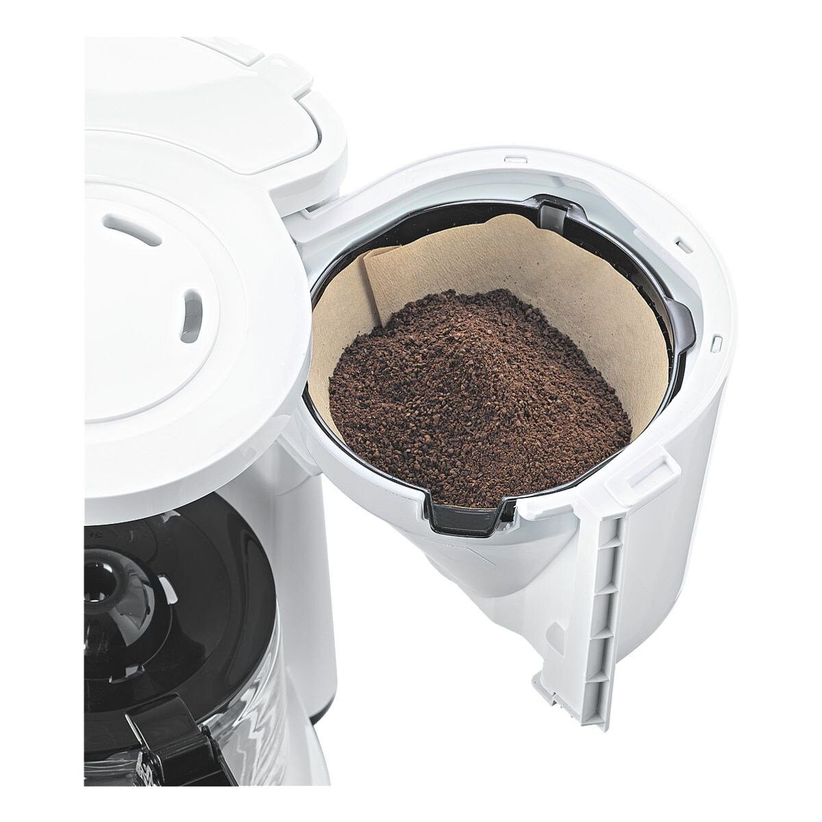 Severin Filterkaffeemaschine KA 4816, 1.25l Kaffeekanne, Kaffeemaschine mit Glaskanne, bis 10 Tassen, 1000 Watt
