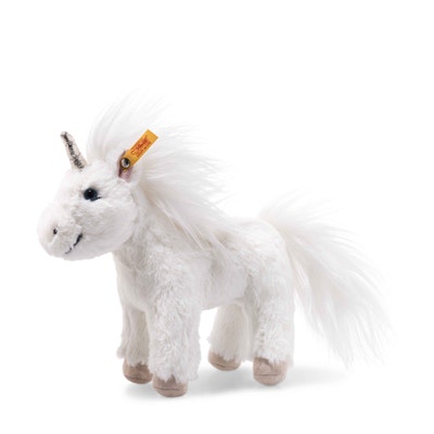 Soft Cuddly Friends Unica Einhorn, 18 cm, weiß
