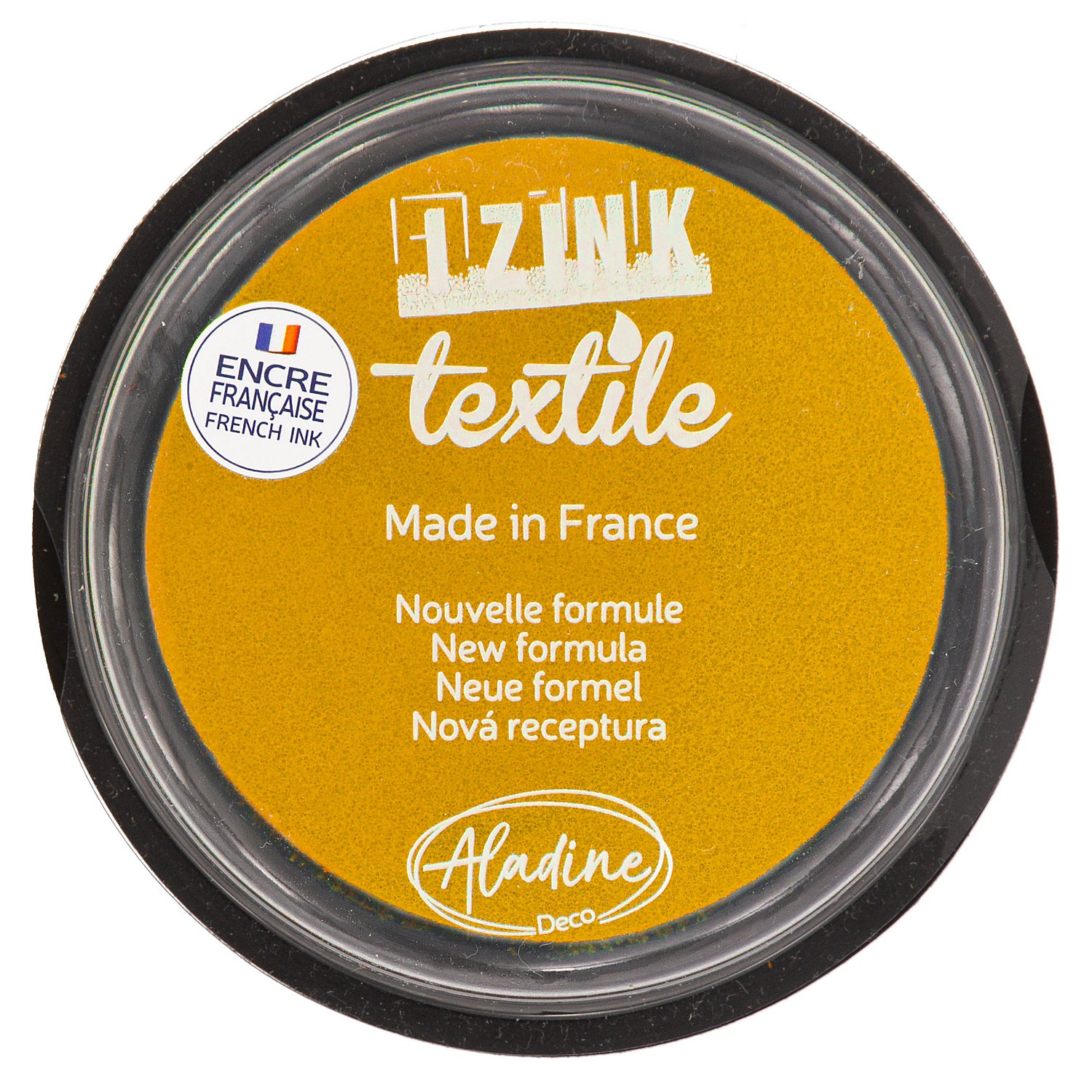 IZINK Textil Stempelkissen, gelb