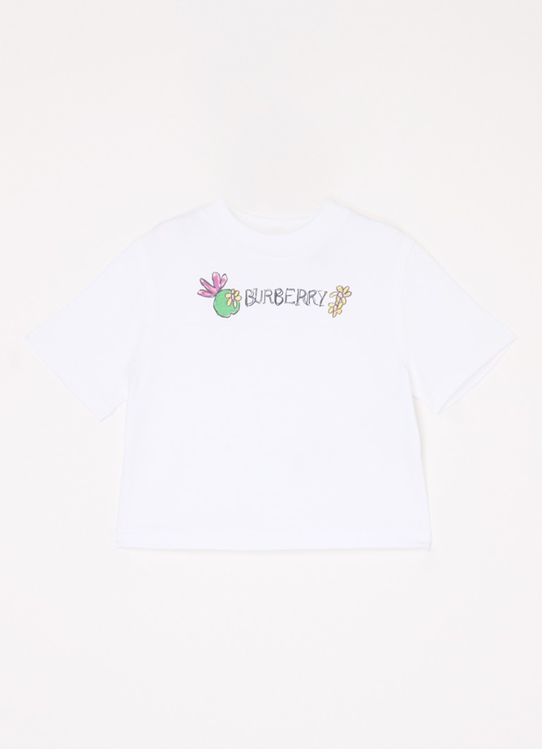 Tricou Burberry Cedar din bumbac organic