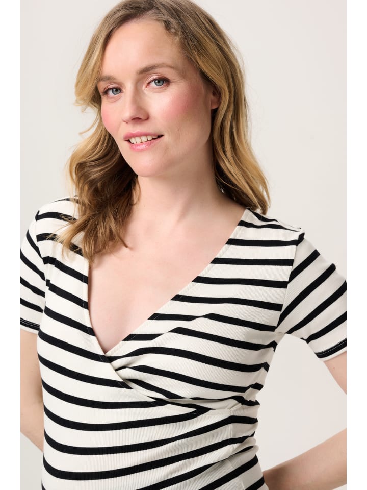 Noppies Still-Top Sanson in Cream Stripe günstig kaufen