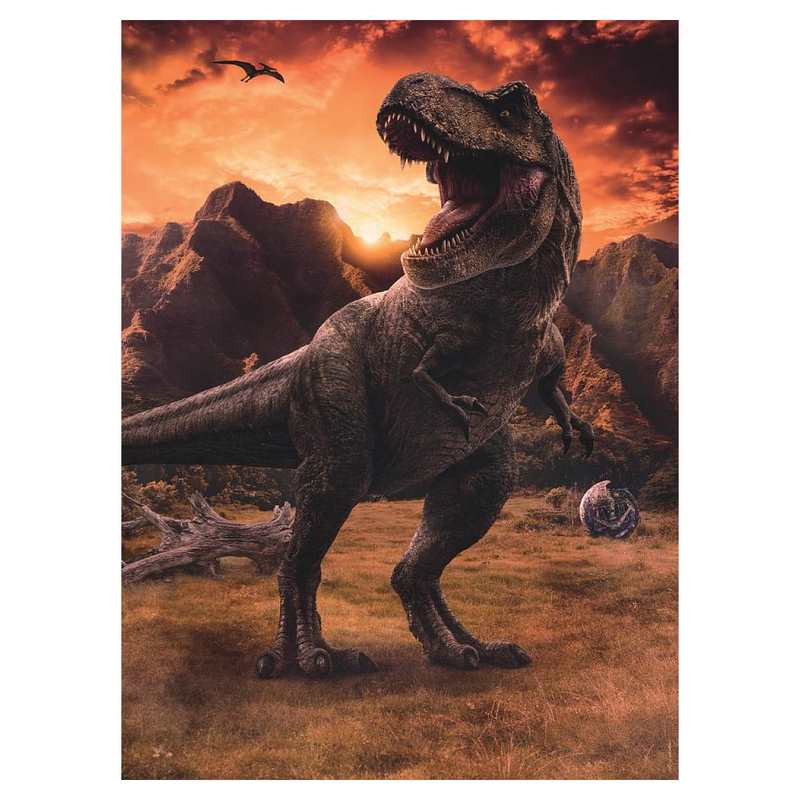 Puzzle Le tyrannosaurus rex Jurassic World 250 pièces