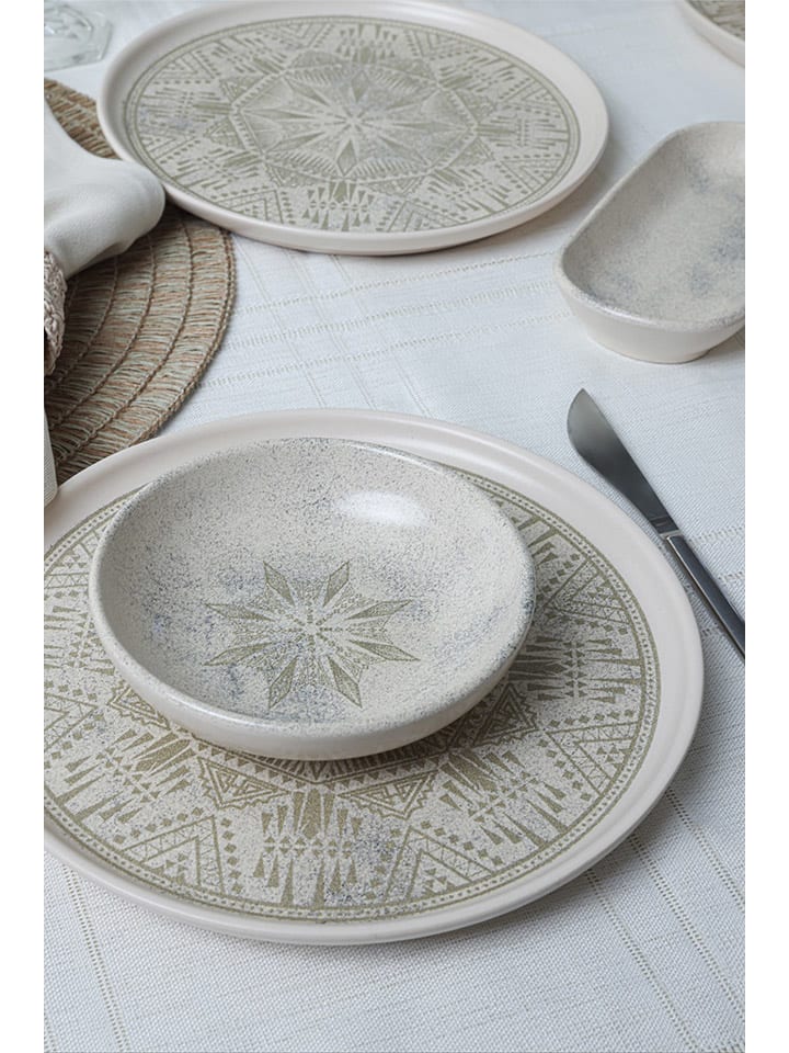 Hermia 14tlg. Frühstücks-Set in Taupe in Grau/ Hellbraun günstig kaufen onesize