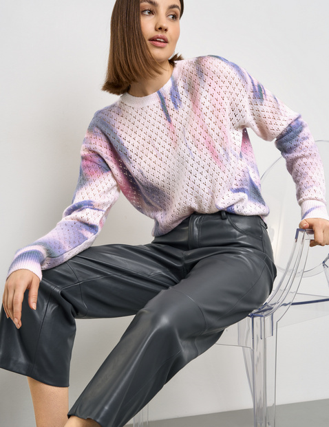 Pullover aus Pointelle-Strick