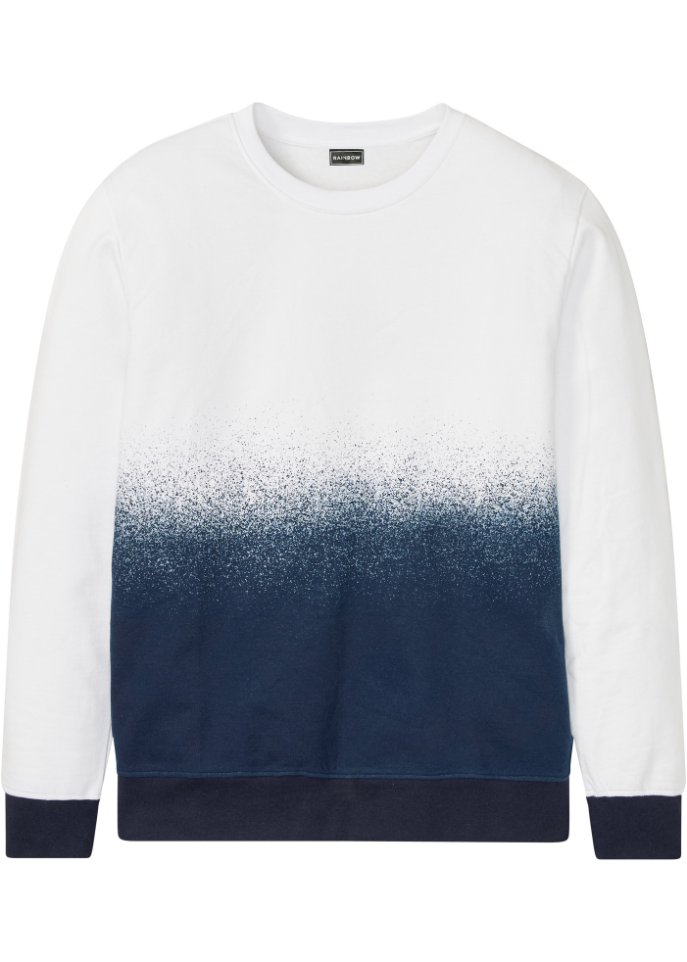 Sweatshirt mit recyceltem Polyester, Farbverlauf