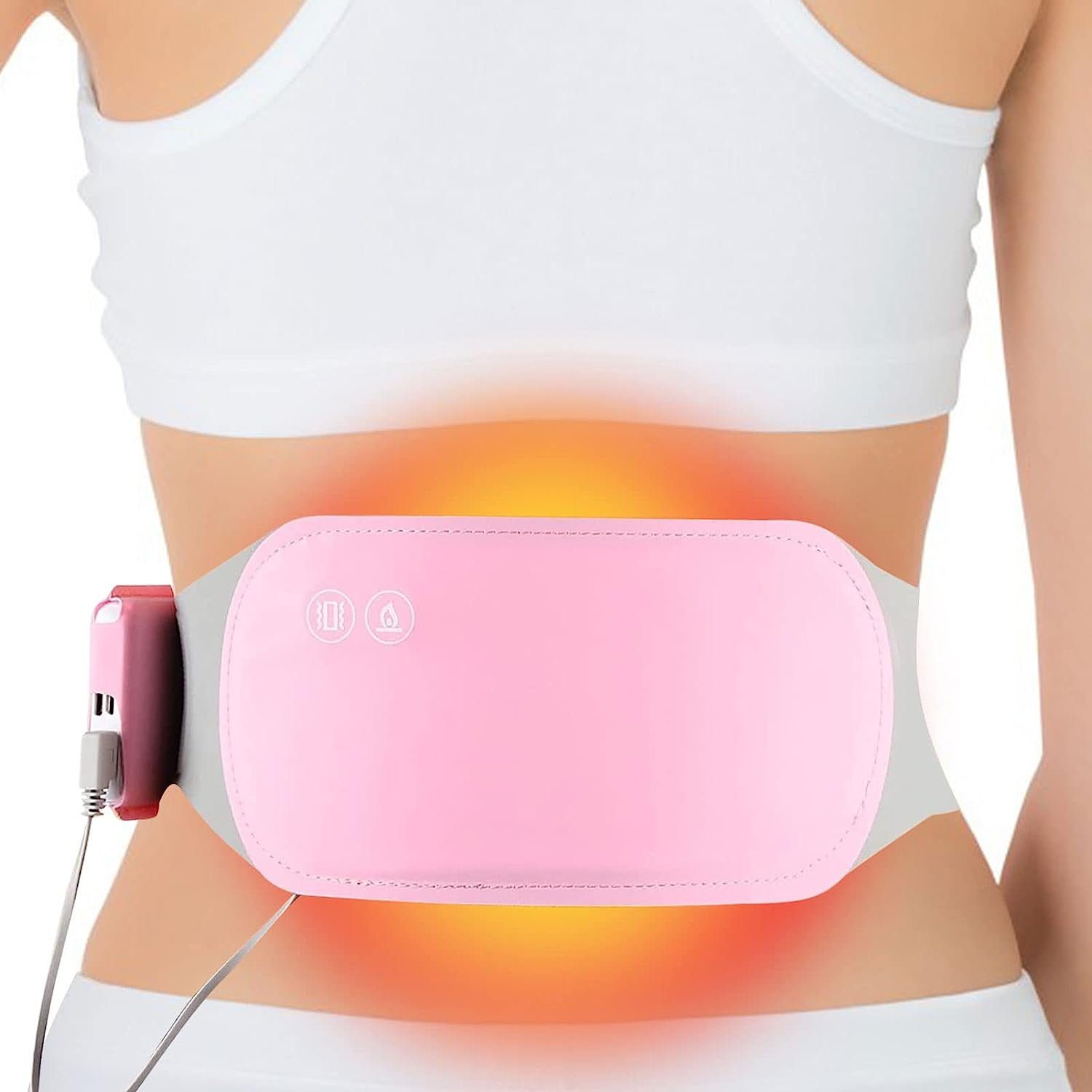 DOPWii Heizkissen Menstruations Heizkissen,Wärmegürtel mit 3 Temperaturstufen,USB