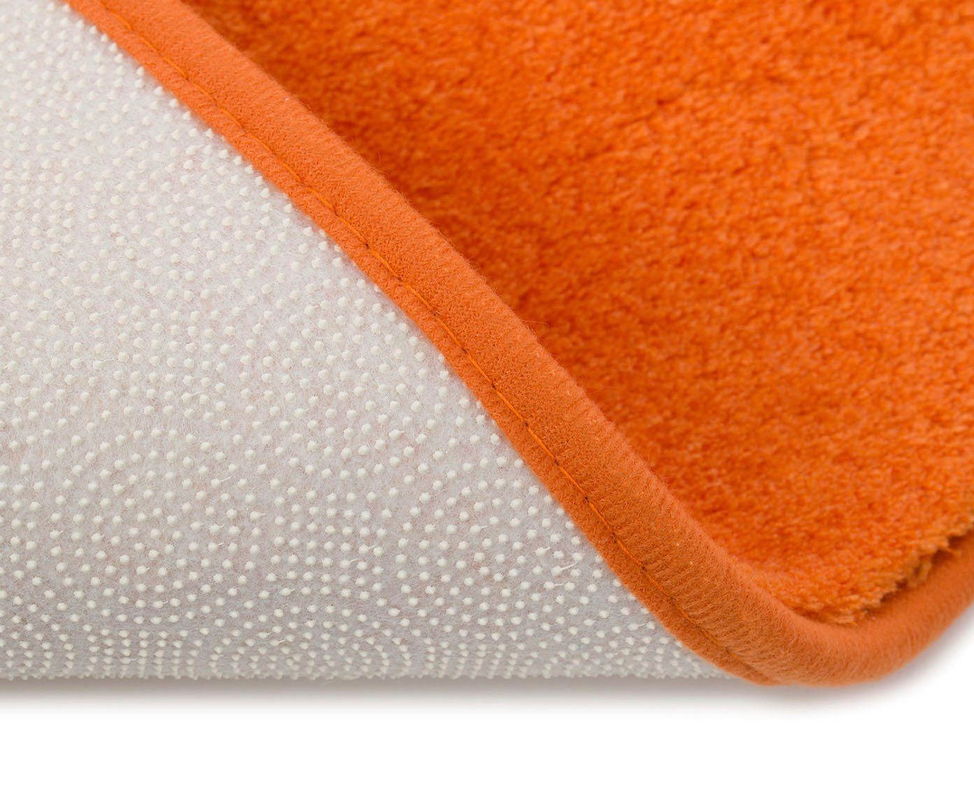 Badematte Rio Premium Gözze, Höhe 18 mm, rutschhemmend beschichtet, fußbodenheizungsgeeignet, schnell trocknend, Polyester, Badteppich, Uni Farben, waschbar, rechteckig & rund erhältlich
