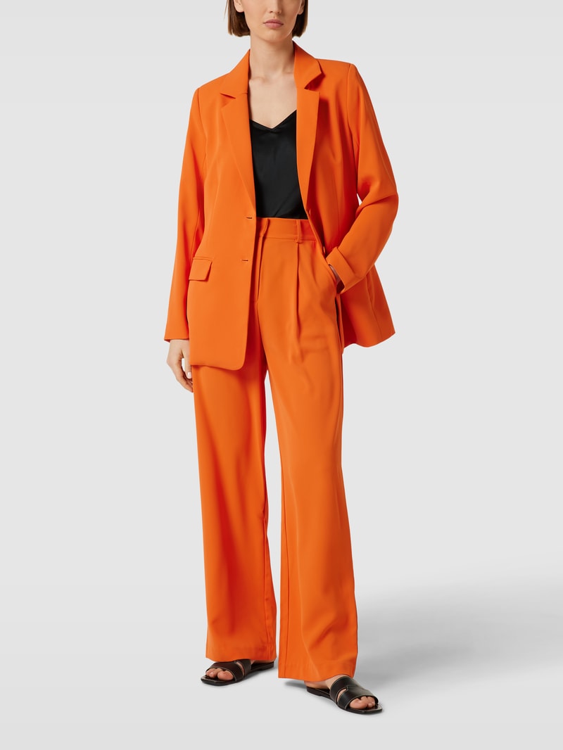 Blazer mit Reverskragen in orange