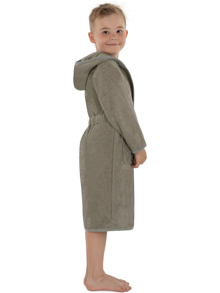 normani Kinder Bademantel aus Bio-Baumwolle Ljubljana in Beige günstig kaufen
