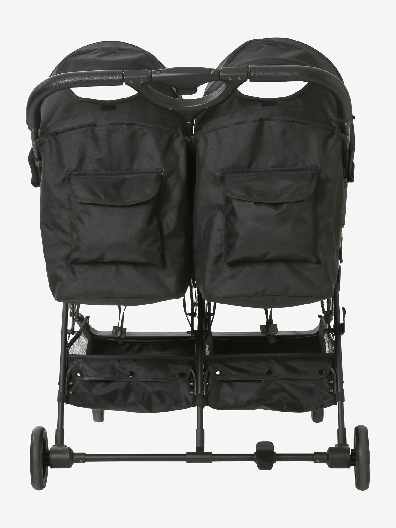 Poussette double Spica VERTBAUDET noir