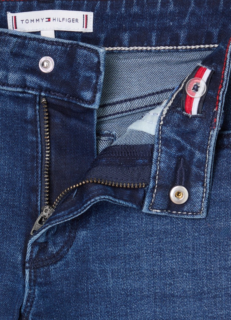 Blugi evazați Tommy Hilfiger cu talie elastică