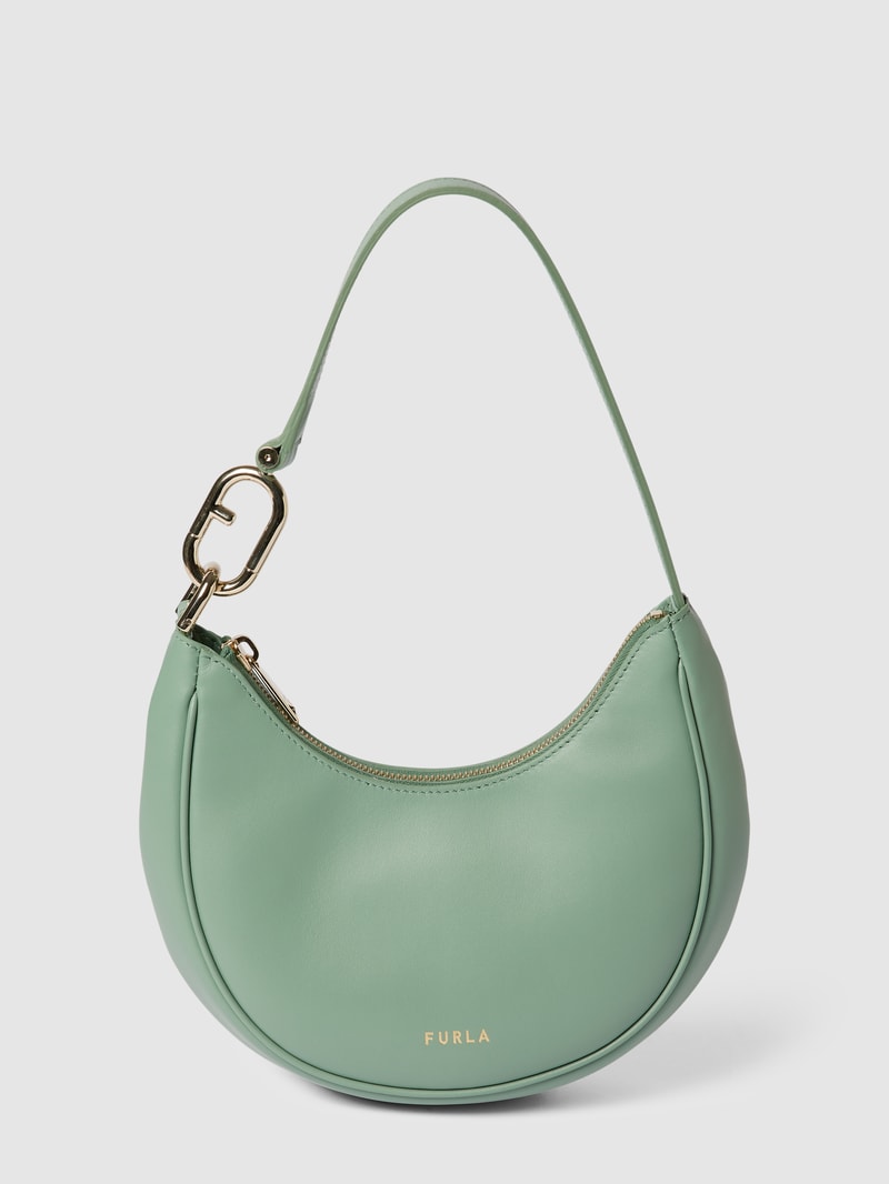 Hobo Bag mit Label-Detail Modell 'FURLA PRIMAVERA' in lagune