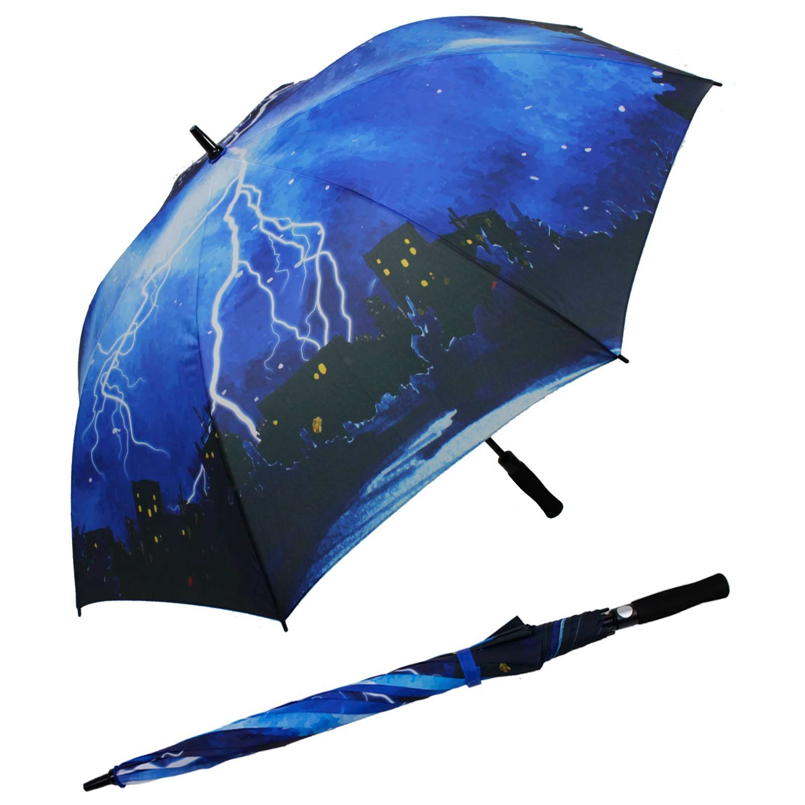 iX-brella Langregenschirm Motiv-Design XXL Partnerschirm Automatik bedruckt, bedruckt