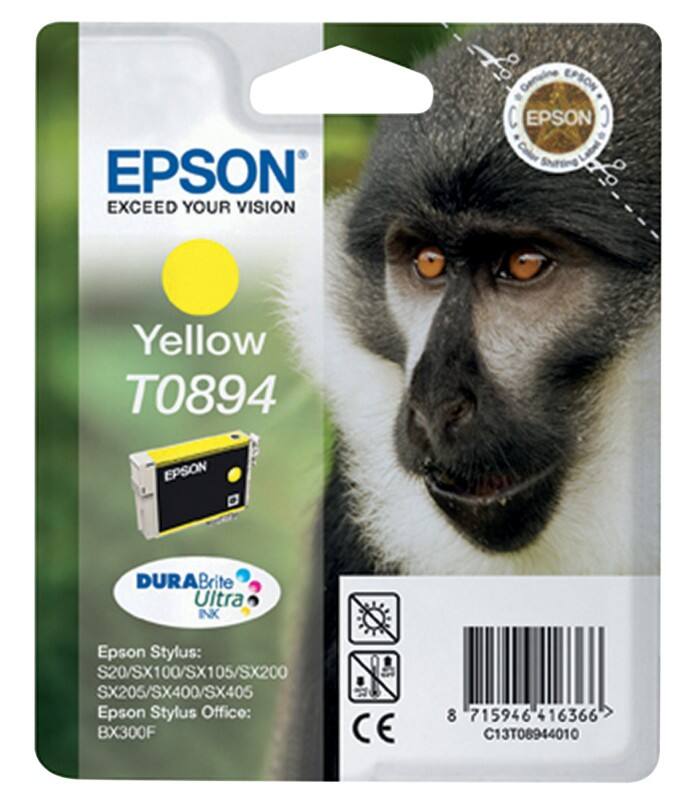 Epson T0894 Original Tintenpatrone C13T08944011 Gelb