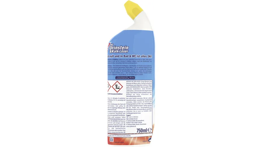 00 null null WC Urinstein- und Kalkreiniger 750ml 750 ml