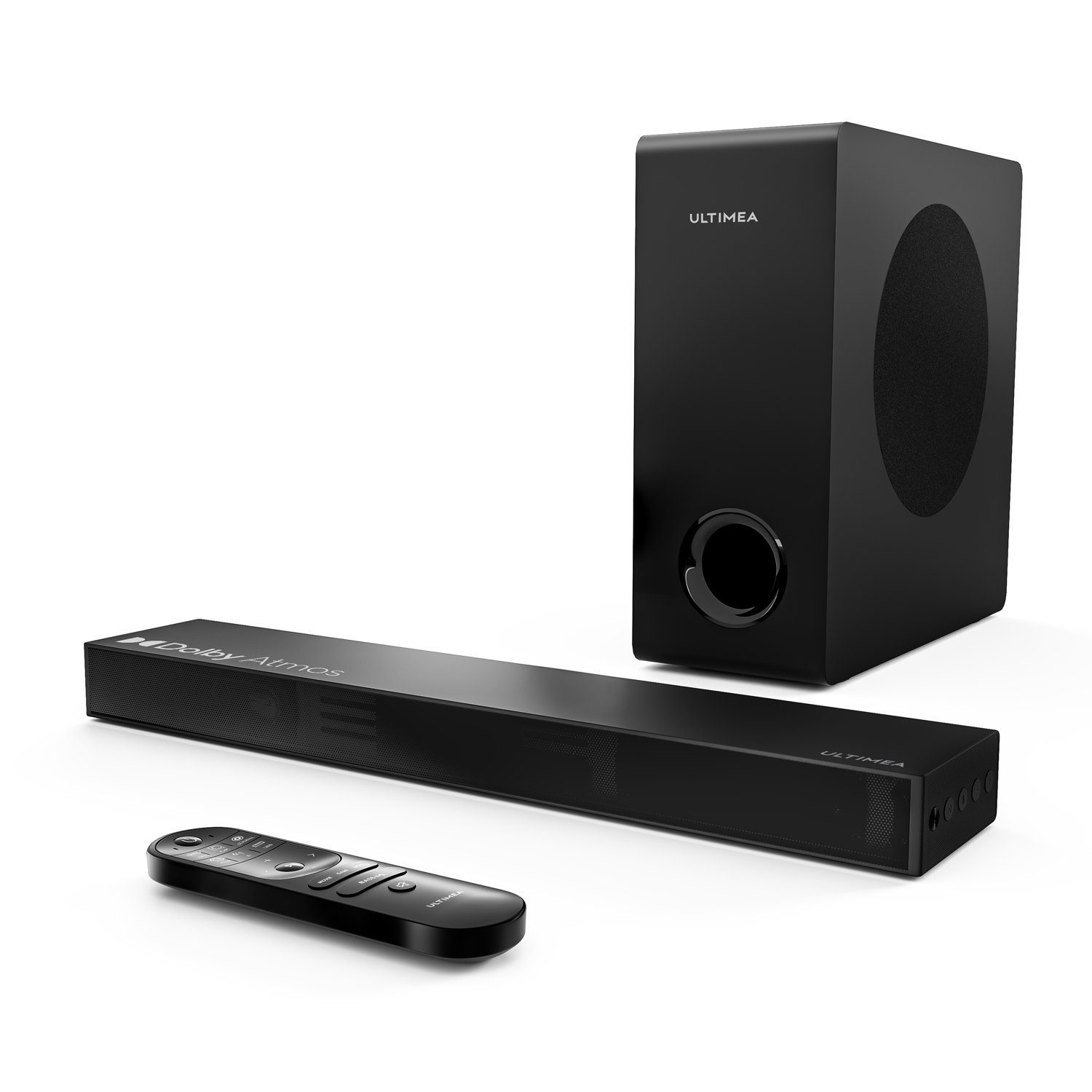 Ultimea Nova S50 2.1 Dolby Atmos Soundbar (BassMAX, 3D Surround Sound System für TV, PC Lautsprecher Heimkino)
