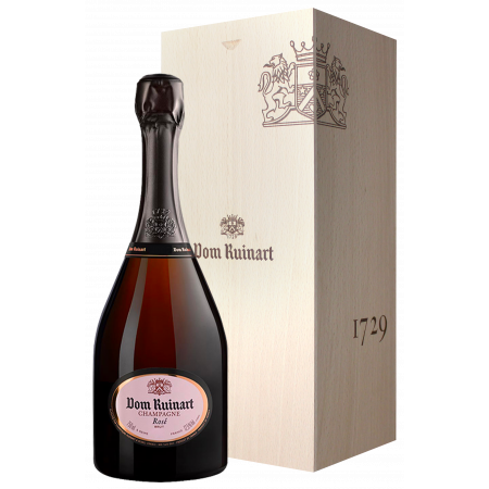 CHAMPAGNE DOM RUINART ROSE 2009 - CAISSE BOIS