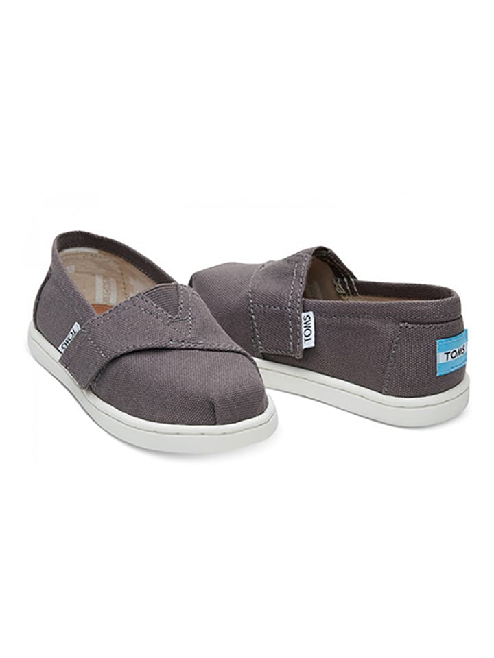 TOMS Slipper in Grau günstig kaufen