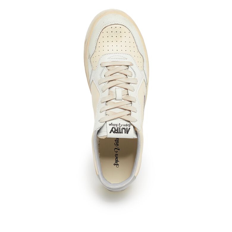 Autry Sup Vint Low leat/leat ivory/vap/wht