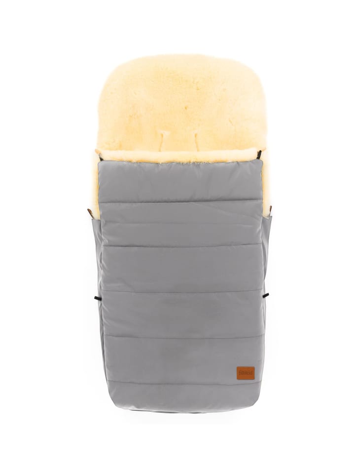 fillikid Echtfell-Winterfußsack Bernina Reflect Exklusiv in Silber günstig kaufen onesize
