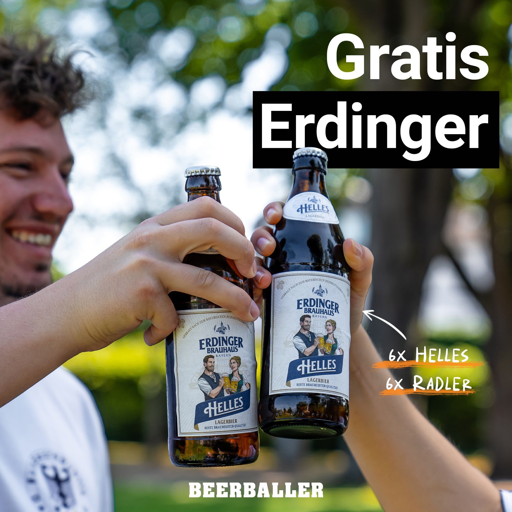 BeerBaller Klapptisch BEERBALLER® Deutschland Beer Pong Tisch