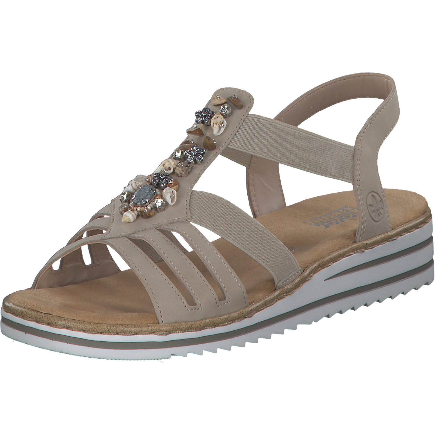 Rieker V0649, Keilsandaletten, Damen, ginger