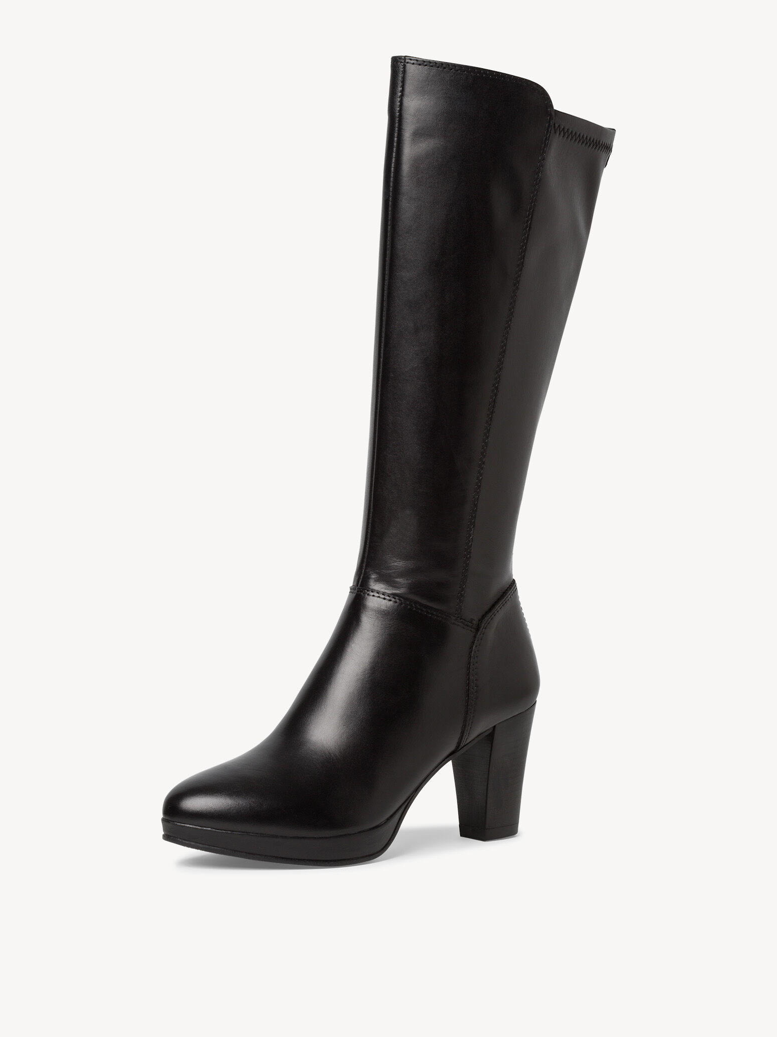 Bottes en cuir - noir