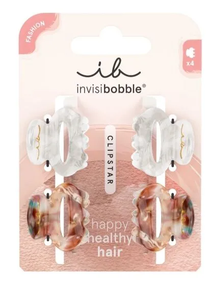 Invisibobble Clipstar Petit Bijoux šnale za kosu, pakovanje od 4 komada