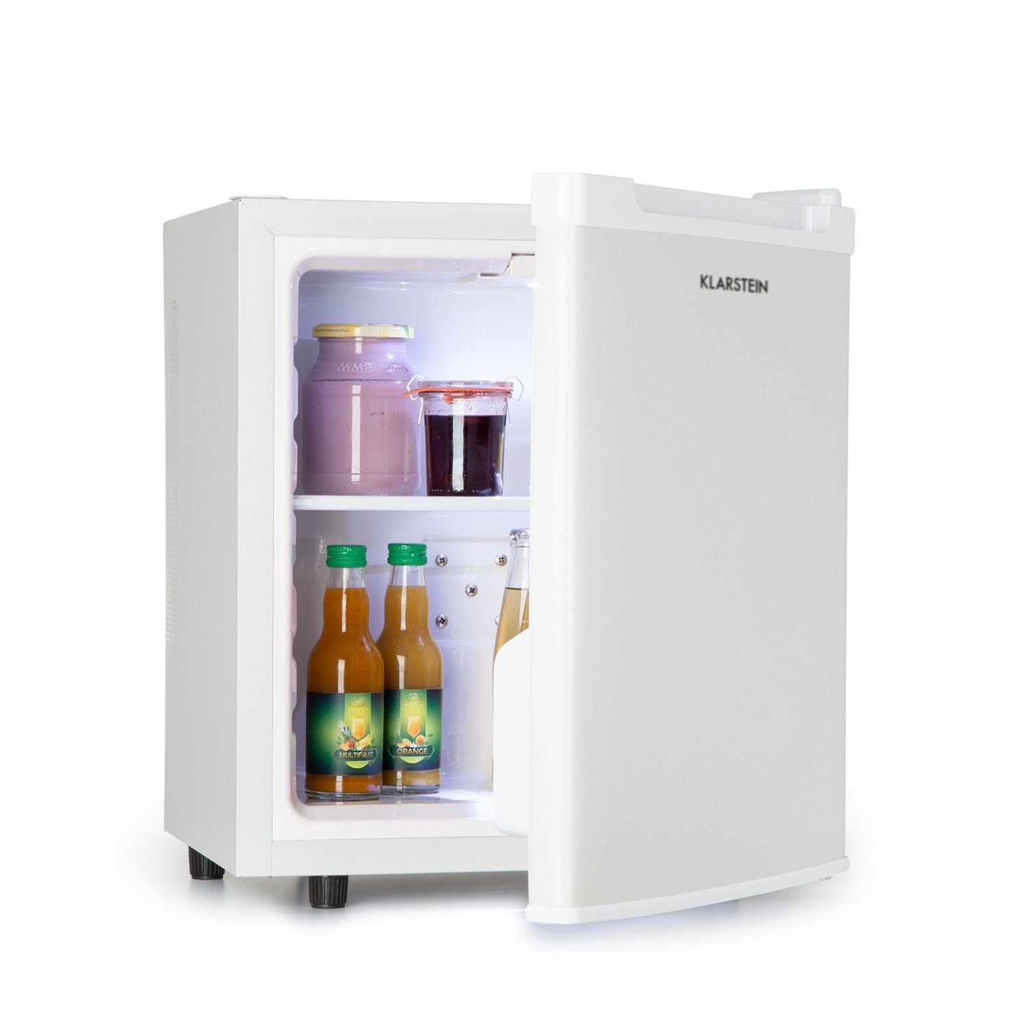 Klarstein Table Top Kühlschrank HEA6-SilentCool-WH 10033056A, 47.5 cm hoch, 42 cm breit