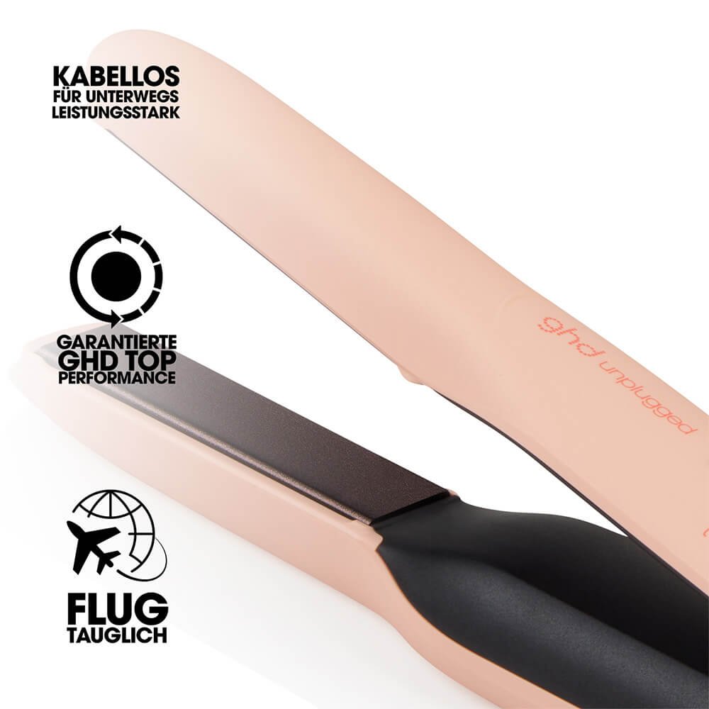 ghd - good hair day Glätteisen pink unplugged™ Styler