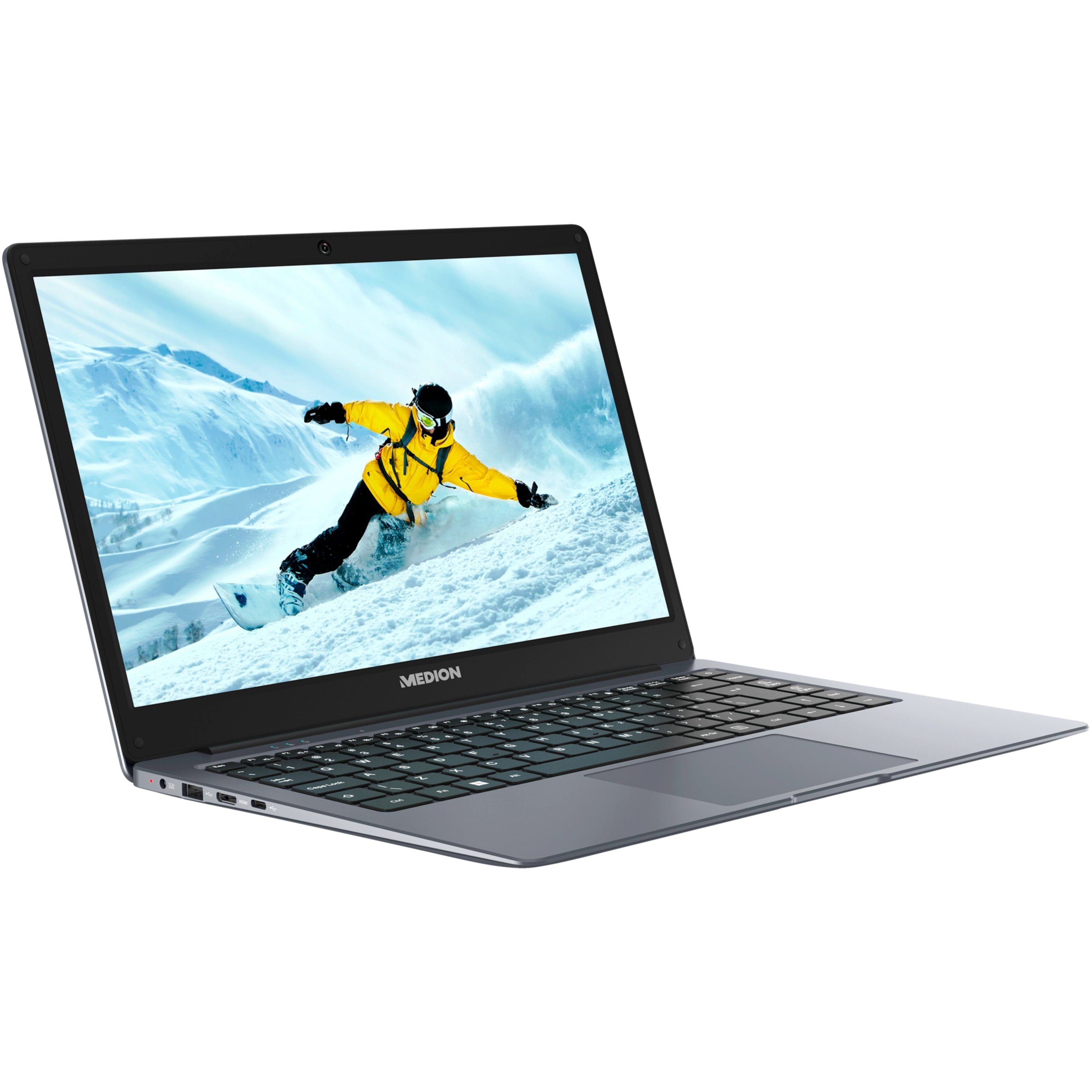 Medion® E14223 Notebook (35.5 cm/14 Zoll, Intel Celeron N4120, Intel® UHD, 128 GB SSD, Full-HD Display, 4GB, Windows 11, MD62560)