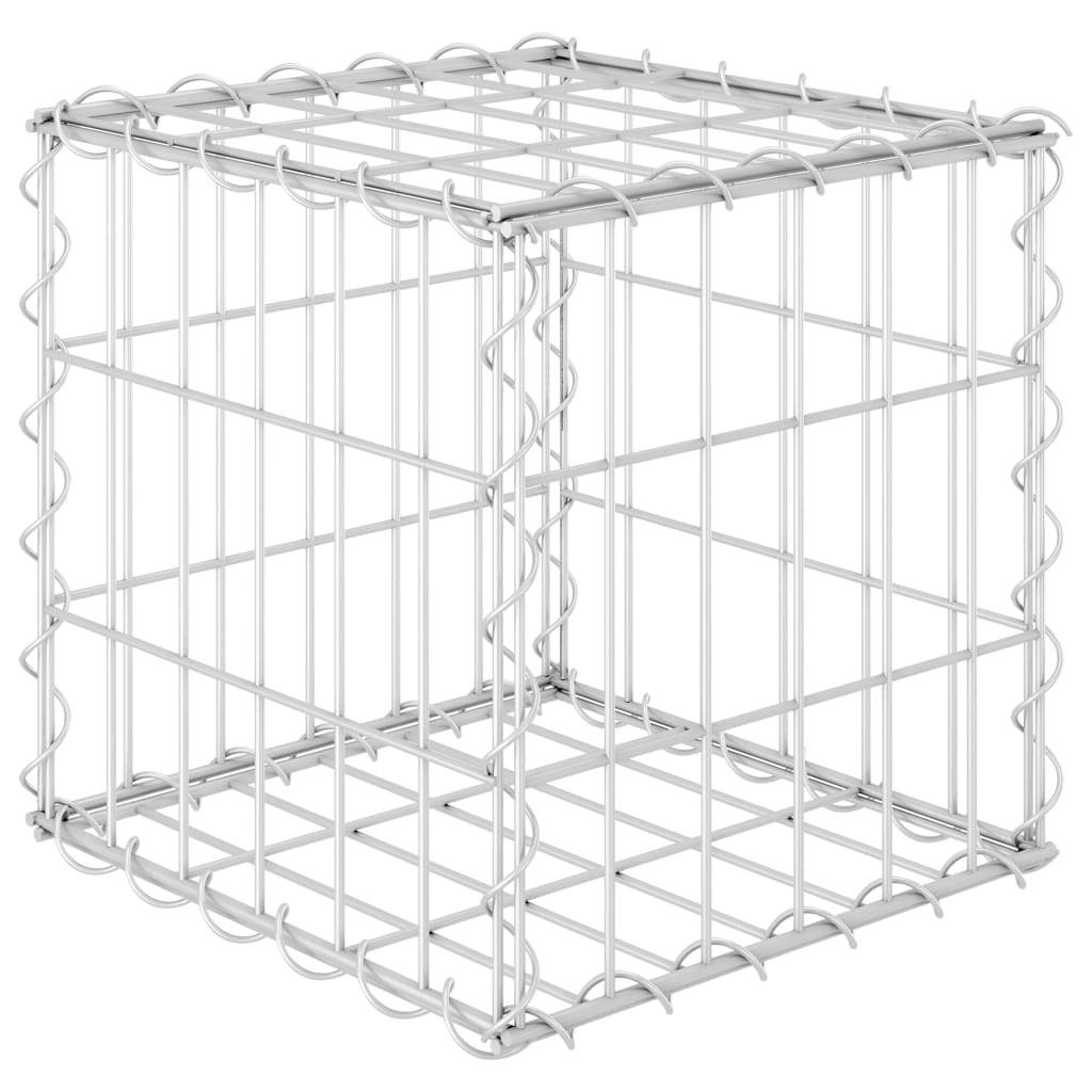 vidaXL Hochbeet Würfel-Gabionen-Hochbeet Stahldraht 30x30x30 cm (1 St)