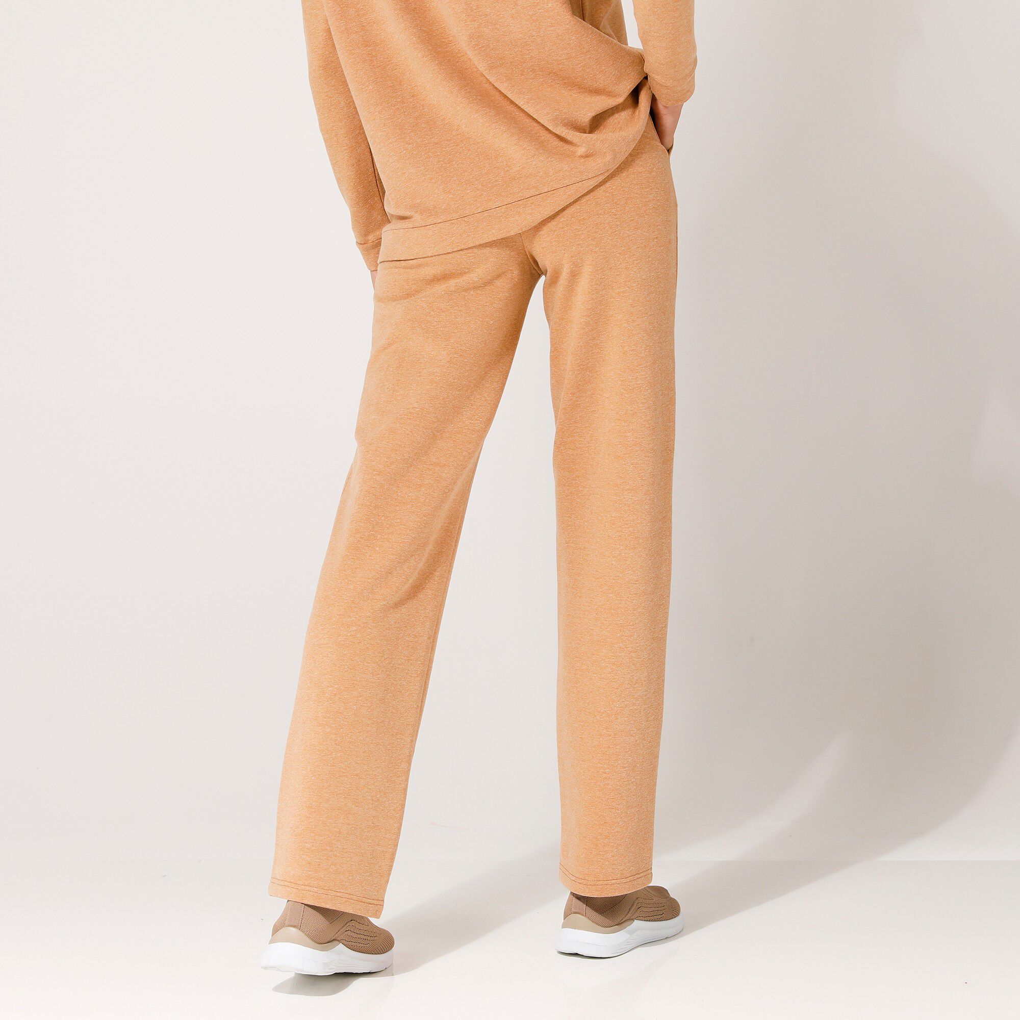 Pantalon d'ensemble molleton gratté