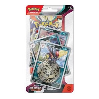 Pokémon - Scarlet & Violet 3 - Obsidian Flames 3 Premium Cheklane Blister 