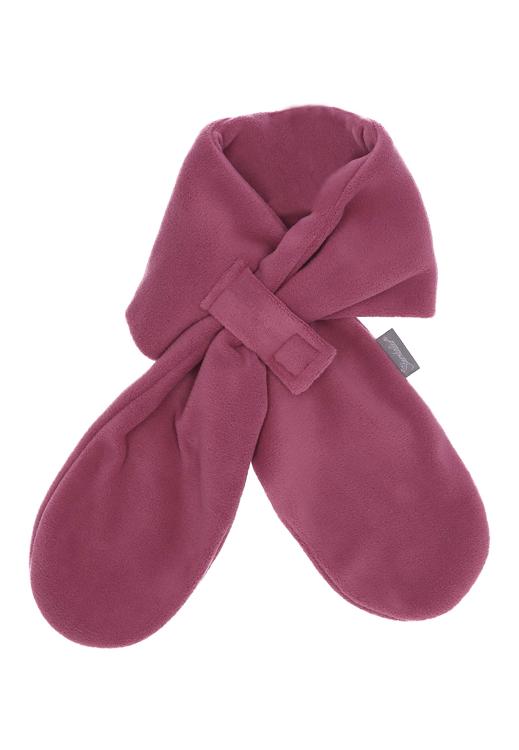 Schal aus Microfleece mit Riegel (Klettverschluss)