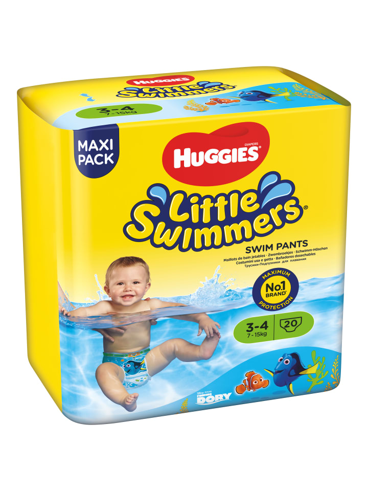 Huggies Little Swimmers Schwimmwindeln Badewindelhose Größe 3-4 (7-15 kg) 4x20 Stk günstig kaufen 3