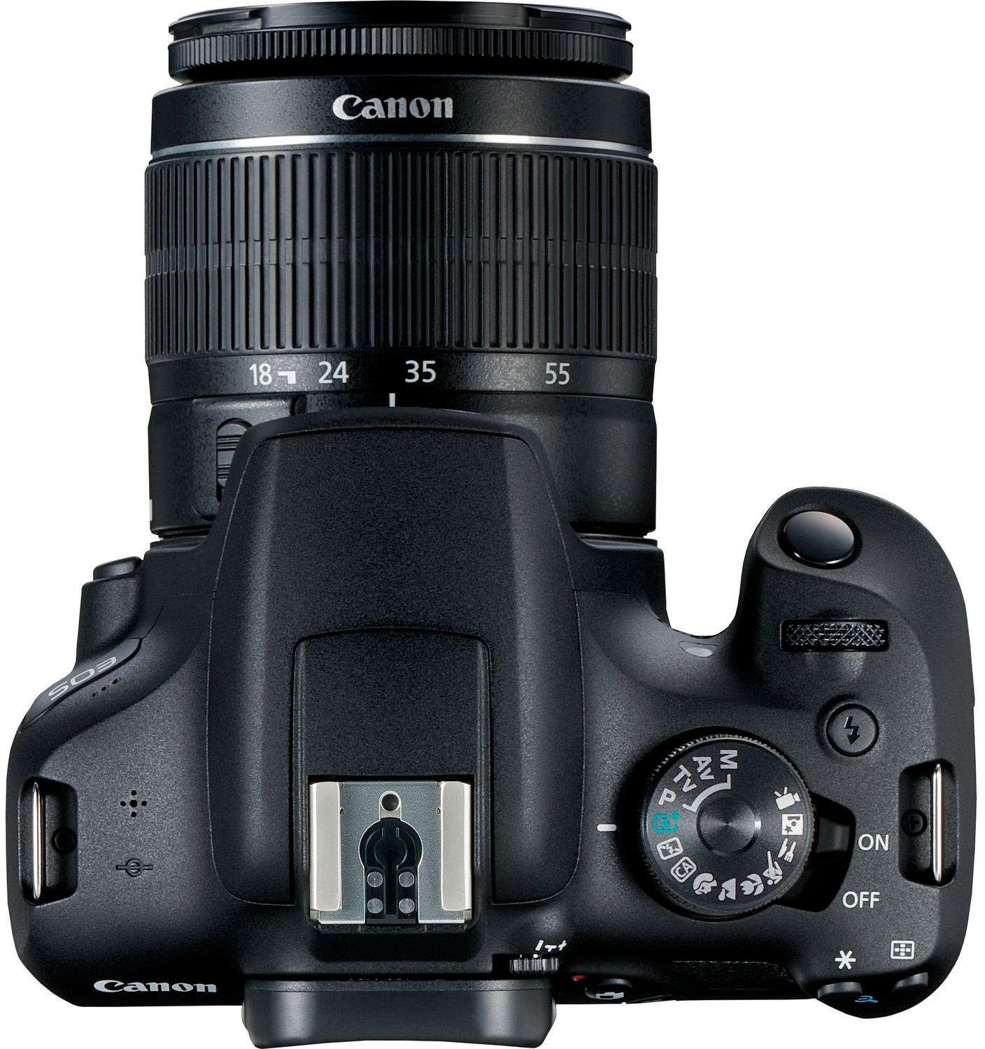 Canon EOS 2000D Kit Spiegelreflexkamera (EF-S 18-55 IS II, 24,1 MP, NFC, WLAN (Wi-Fi), inkl. EF-S 18-55 IS II Objektiv)