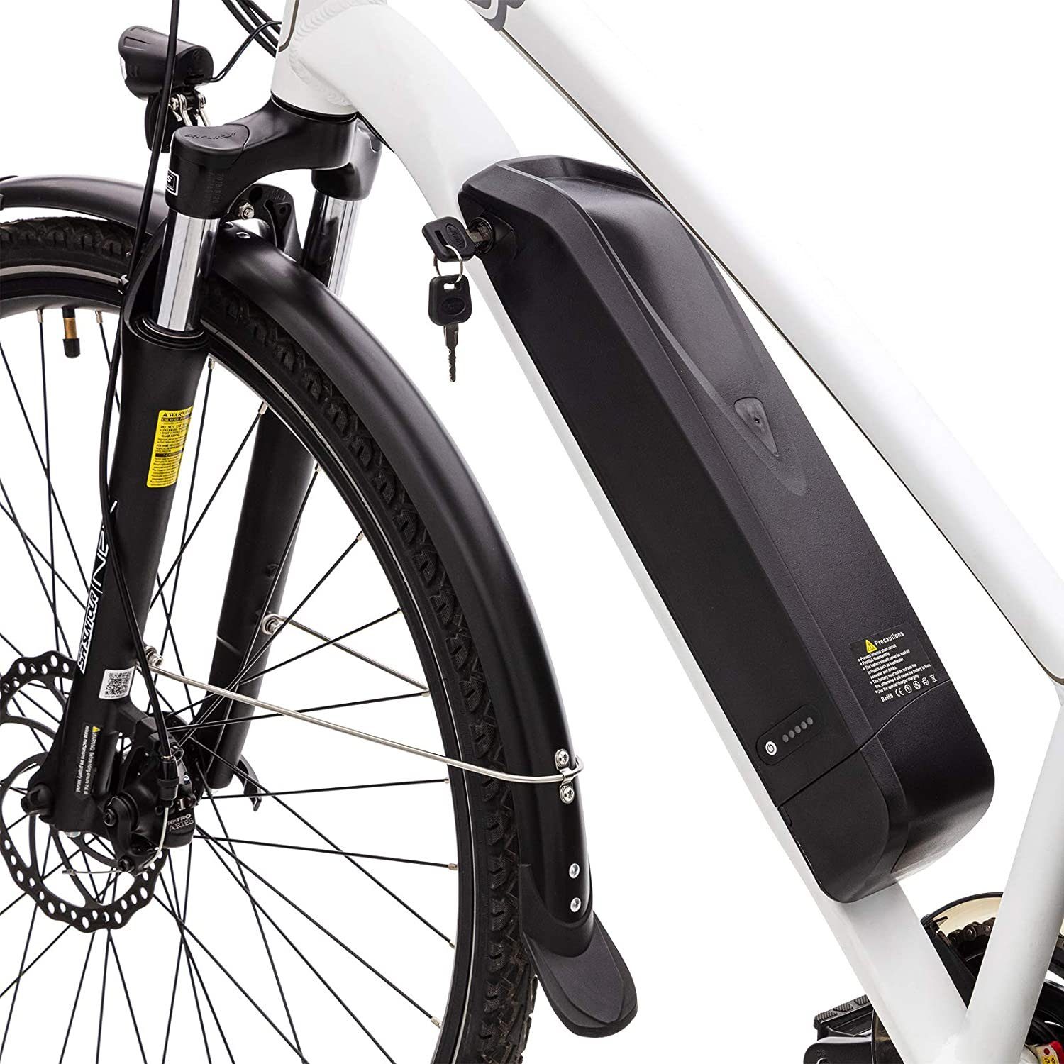 VECOCRAFT E-Bike Athena 28 Zoll weiss, 8 Gang Shimano, Kettenschaltung, Heckmotor