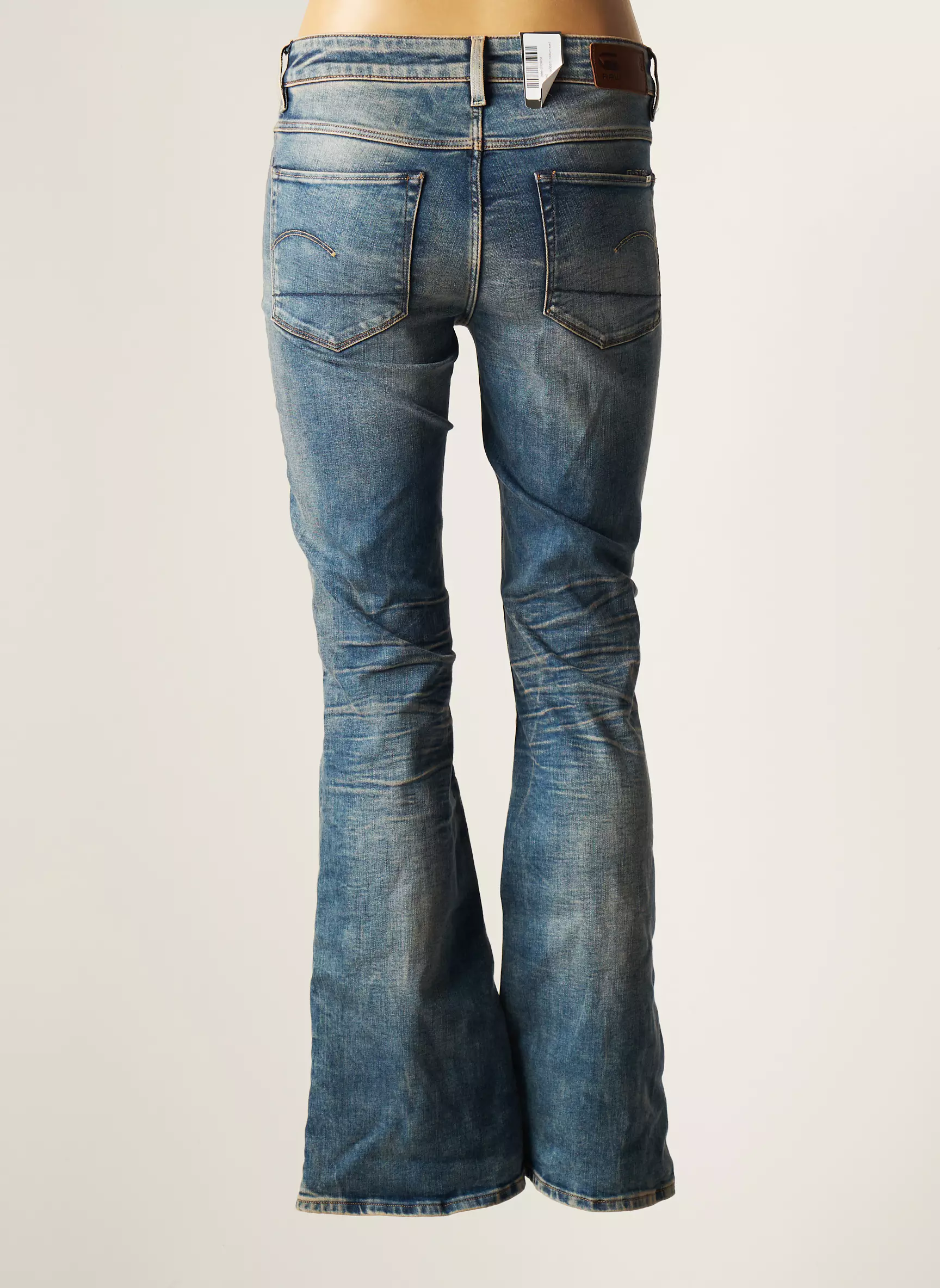 G Star Jean Flare Femme couleur bleu