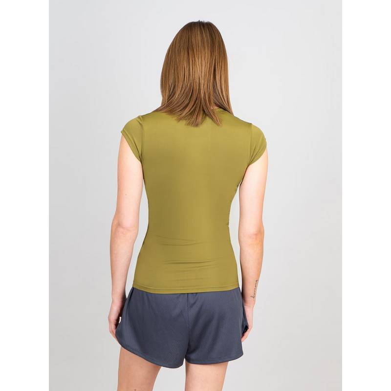 BIDI BADU Pure Wild V-Neck Tee Tennisshirt Damen