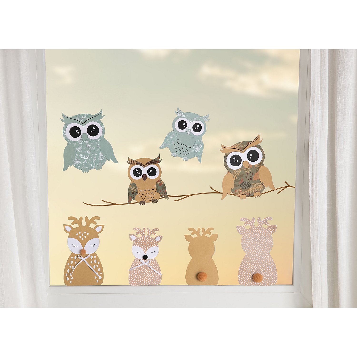 buttinette Bastel-Set Fensterbilder 