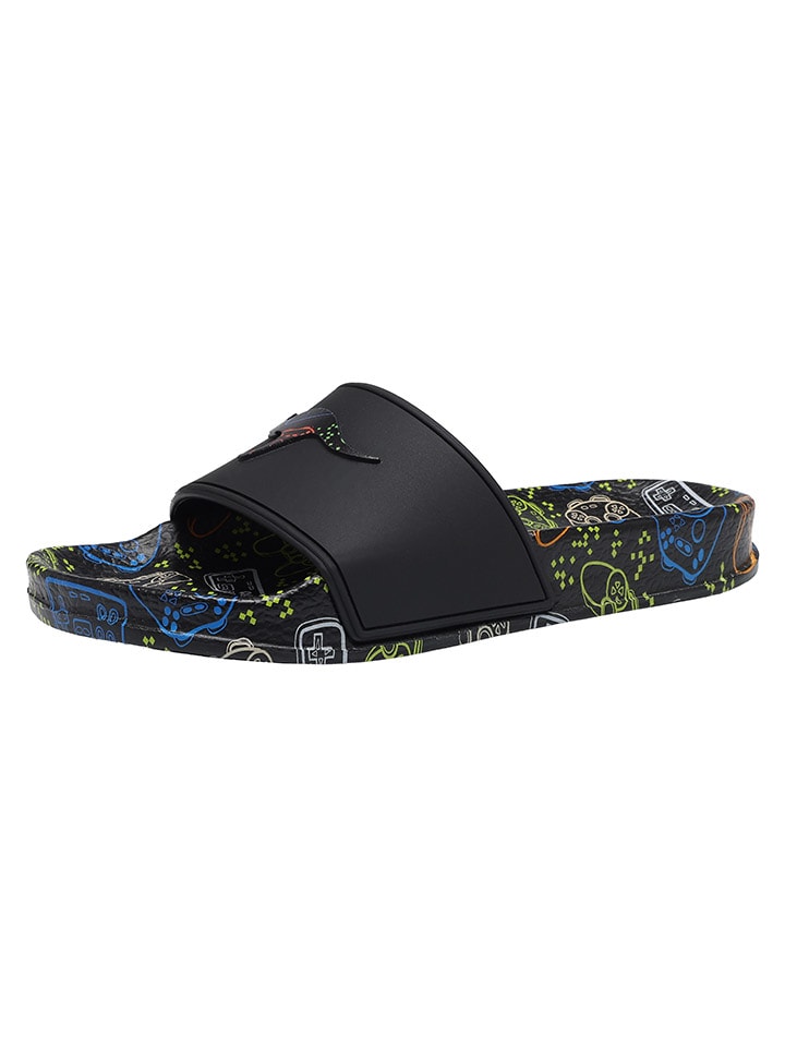 Kangaroos Pantoletten in Schwarz günstig kaufen
