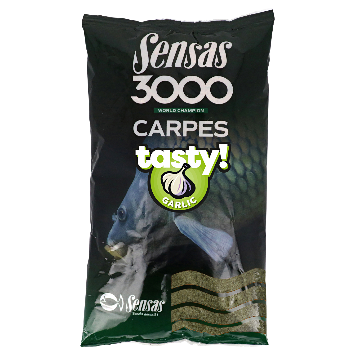 Sensas Grundfutter Carp Tasty (garlic)
