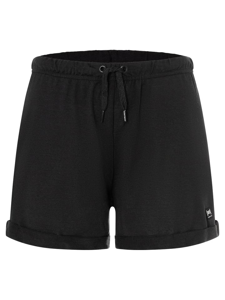 super.natural Merino Shorts W WIDE SHORTS in schwarz günstig kaufen