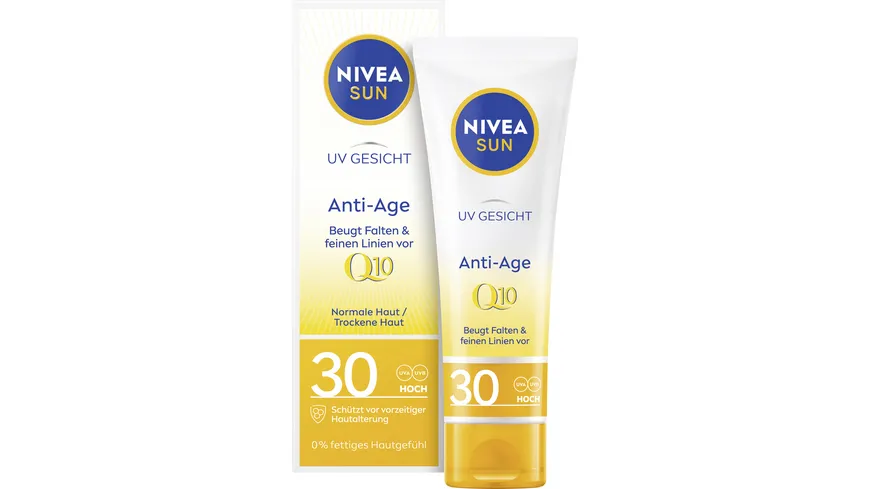NIVEA SUN Anti-Age UV Sonnenschutz Q10 LF30 50 ml
