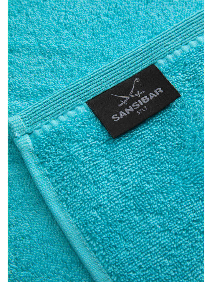 Sansibar 2er Handtuch-Set „Frottier-Kollektion Classic“, 50x100 cm in Türkis günstig kaufen onesize