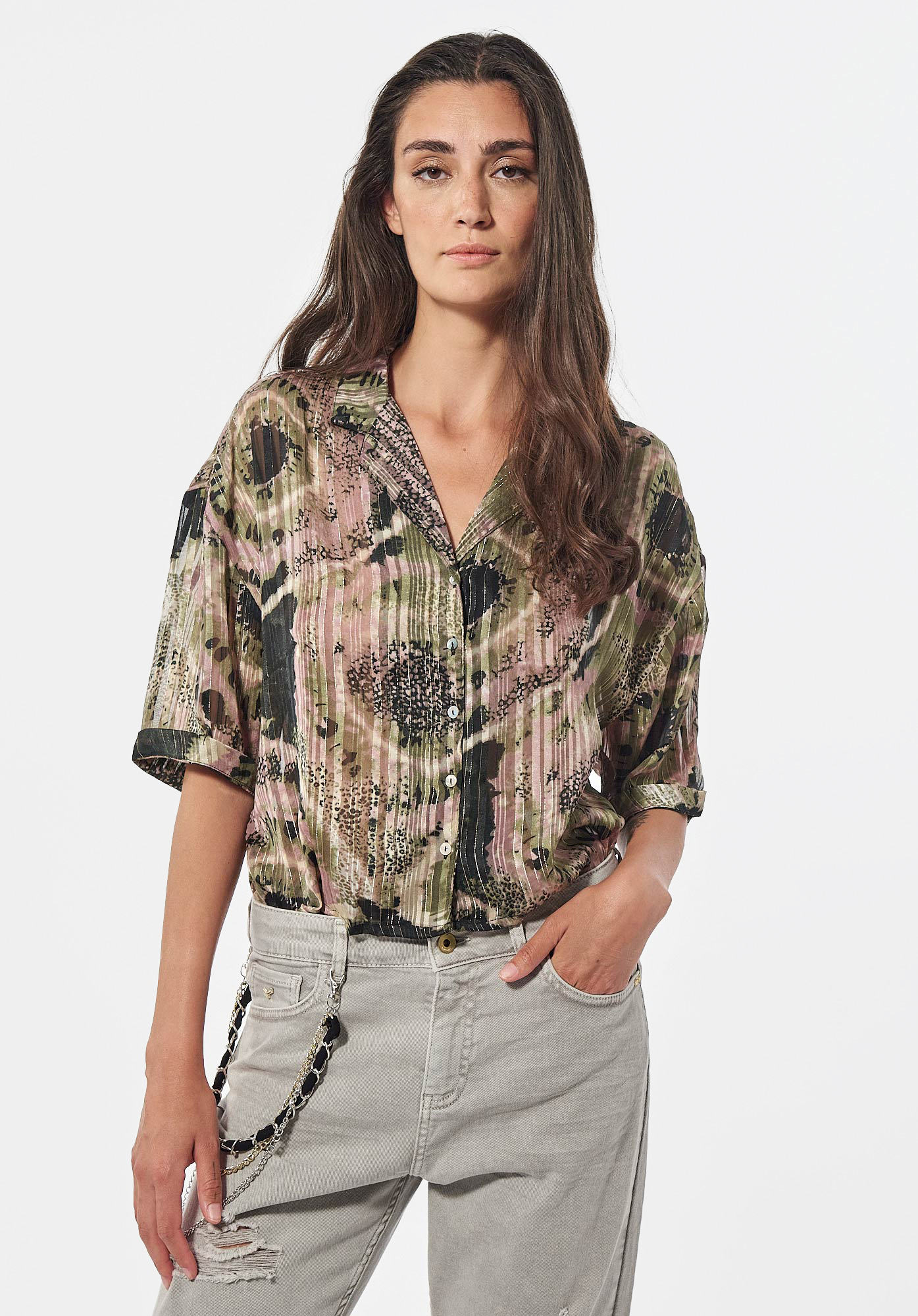 NEKA   Blouse fleurie Femme